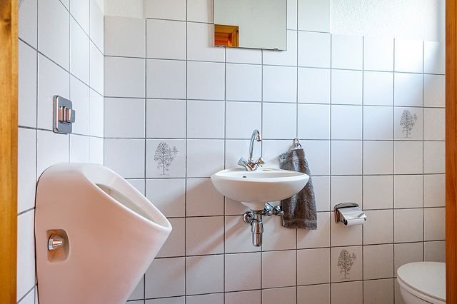 Gästetoilette im Eingangsbereich